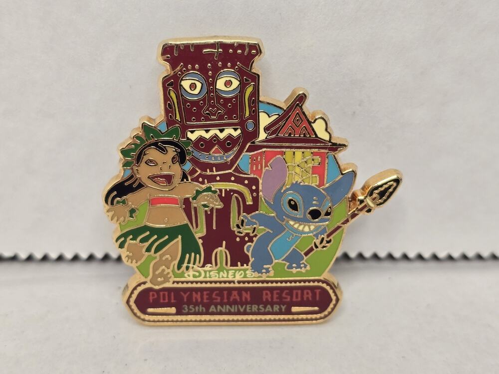 Disney Stitch CAST EXCLUSIVE Polynesian 35th Anniversary 2006 LE Pin RARE